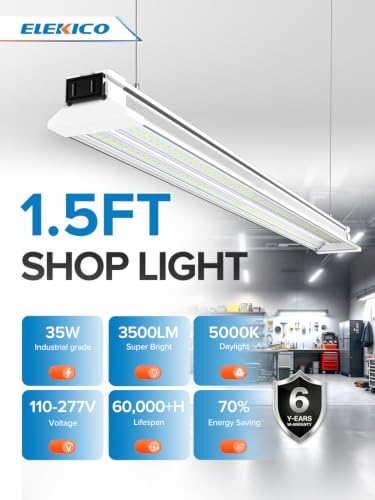 1.5FT LED Shop Lights (1.5FT-2PACK)