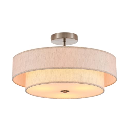 Modern Semi Flush Mount Ceiling Light Fixture