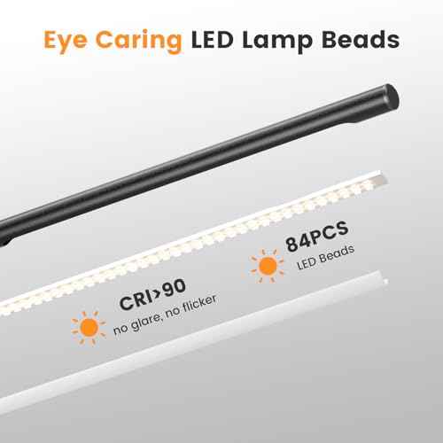 Metal LED Desk Lamp (Black)