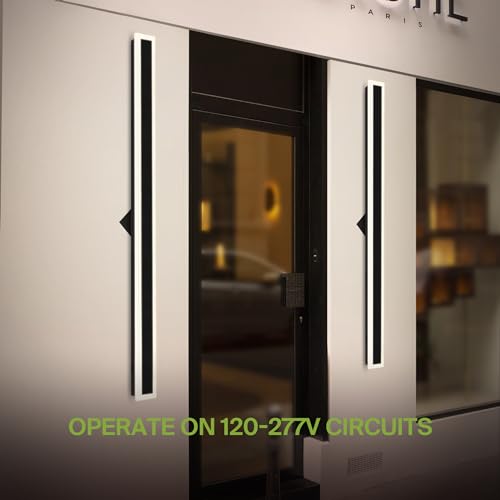 72" LED Linear Wall Sconce (Black)