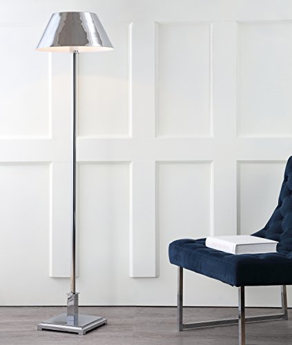 Roxy Floor Lamp Modern Metal 60" Standing Tall (Chrome)