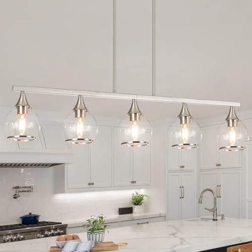 Island Light for Kitchen (Brushed Nickel / 5-Light)