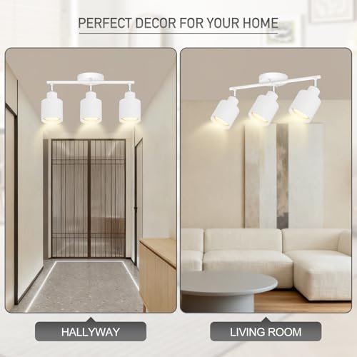 3 Light Led Track Lighting (3 light White)