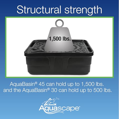 AquaBasin 45 Fountain and Water Feature Basin for Landscape and Garden (98 gallon)