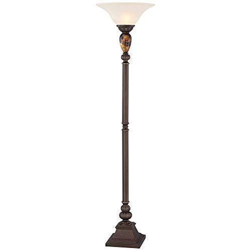 Kathy Ireland Mulholland 72" Tall Torchiere Floor Lamp Living Room