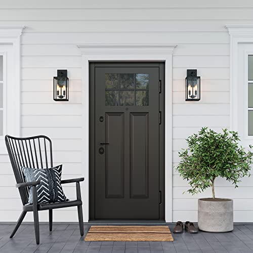 Ferris Outdoor Black Wall Sconce Light Fixture (Ferris Black)