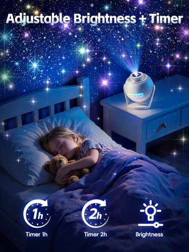 3D Galaxy Projector (Multicolor)