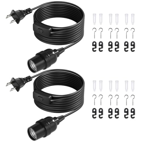 Pendant Light Cord (20ft - Black)
