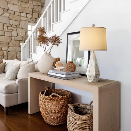 23'' Farmhouse Table Lamps Set of 2 (Medium - Washed White)