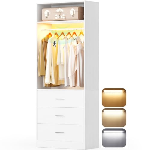 2FT/4FT/8FT Closet System with Motion Sensor Lights