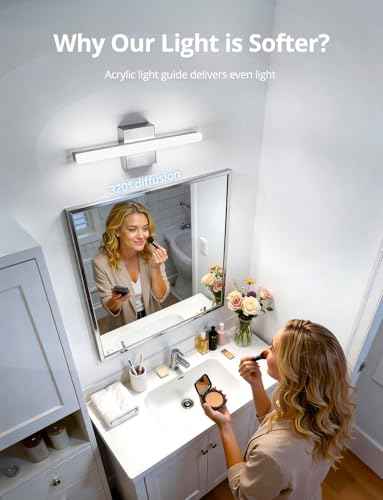 Modern Bathroom Light Fixtures Over Mirror (6000K / 16inch-2 pack)