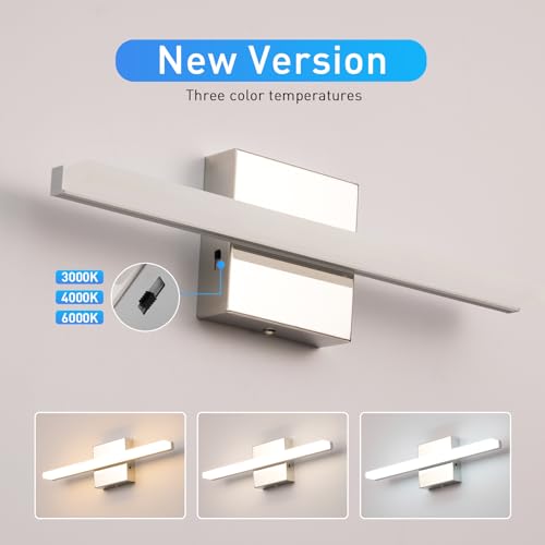 Modern Bathroom Vanity Lights Over Mirror (3CCT-Dimmable / 16inch)