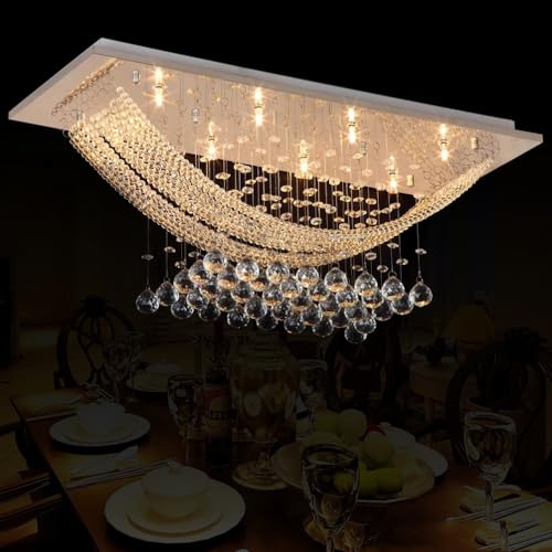 Modern Rain Drop Chandeliers for Kitchen Island Cafes Office