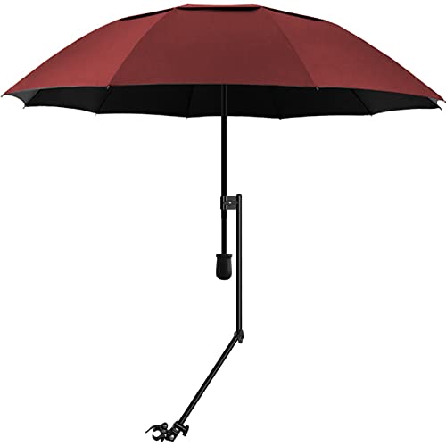 UPF 50+ Golf Umbrella with Adjustable Universal Clamp