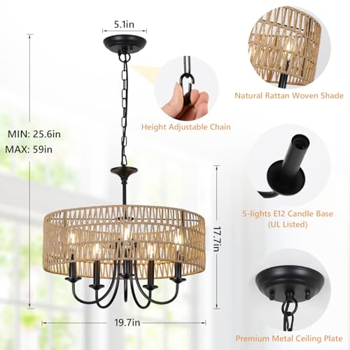 Modern Farmhouse Chandelier Light Fixtures