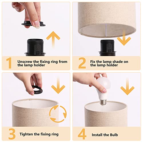 Modern Table Lamp Brown Base (Brown)