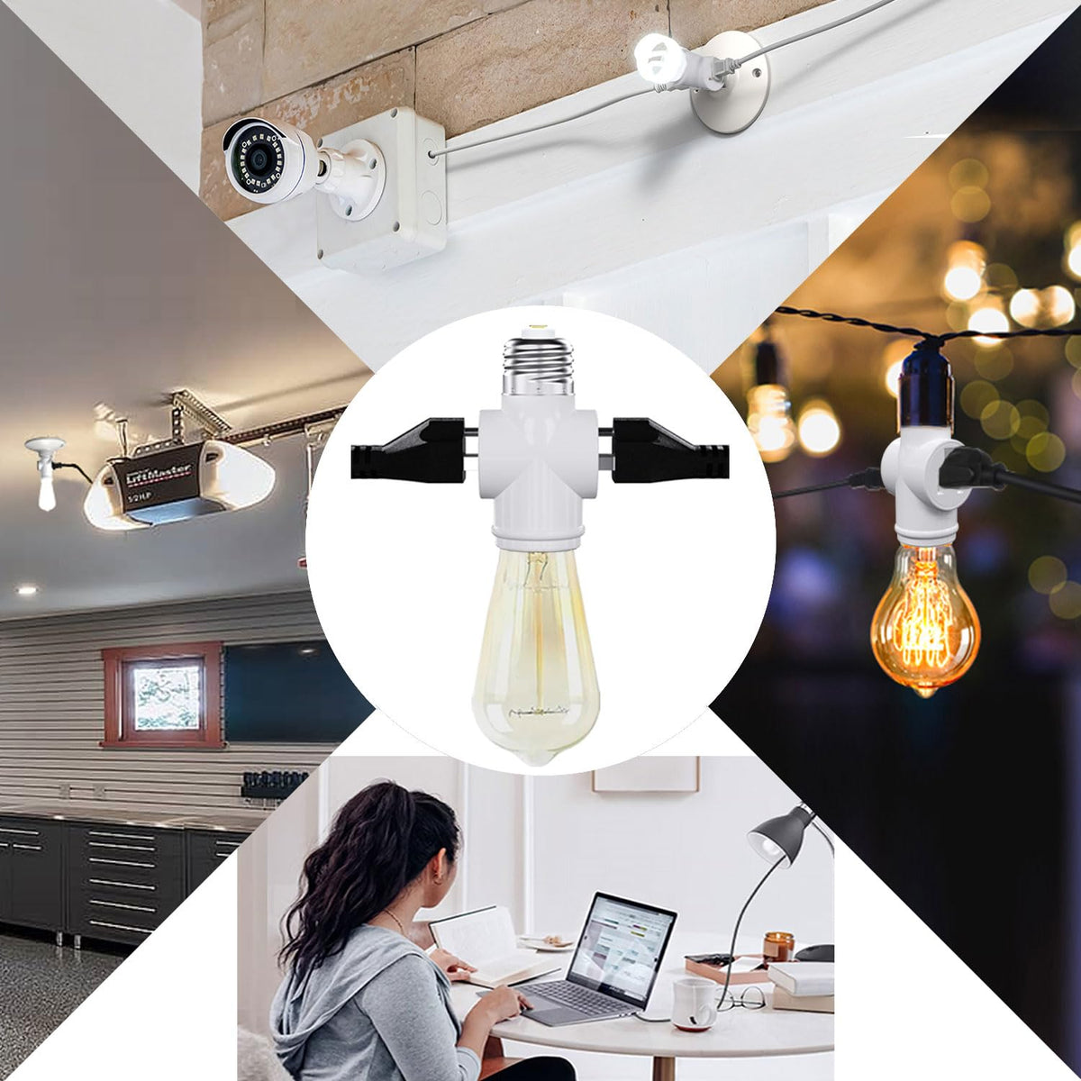 Light Socket Adapter (White)