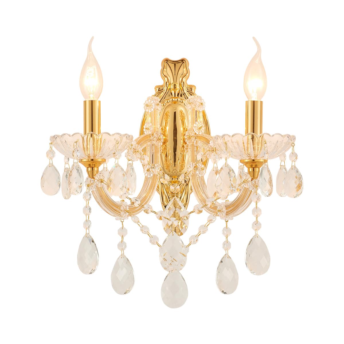 Gold Traditional Crystal Wall Sconce (YL6065G-2)