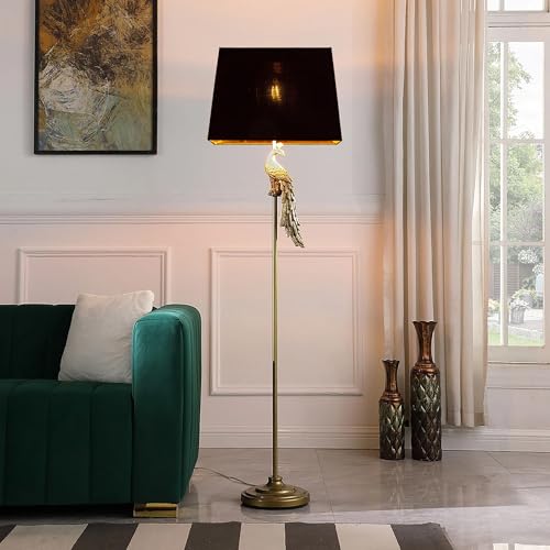 Set of 2 Rectangle Lampshade (BlackGold / 12X14X10")