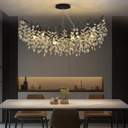 Modern Crystal Tree Branch Chandelier