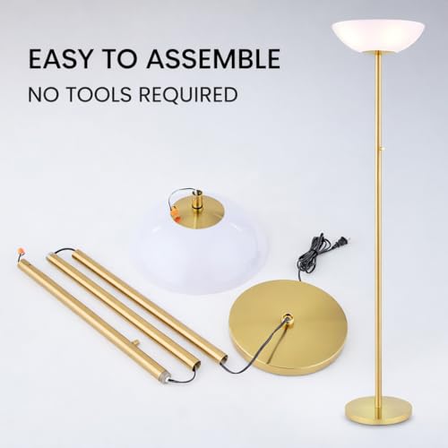 Modern Floor Superlamp 10000 Lumen (Gold)
