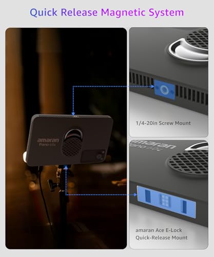Pano 60c Kit Compact 60W RGBWW Full Color Panel Light APP Control (Pano 60c - Charcoal)
