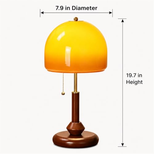 Orange Table Lamp (Orange, 9.4 Inch)