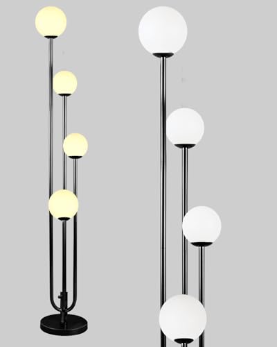 Globe Floor Lamp with LED Bulbs Included