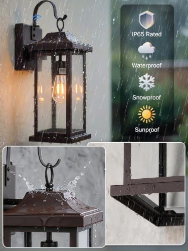 Extra Large 21 Inch Dusk to Dawn Outdoor Light Fixtures Bronze (Bronze / 21 Inch)