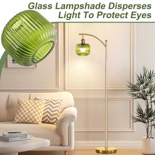 Tulip Lamp Shades Replacement (Green Oval)