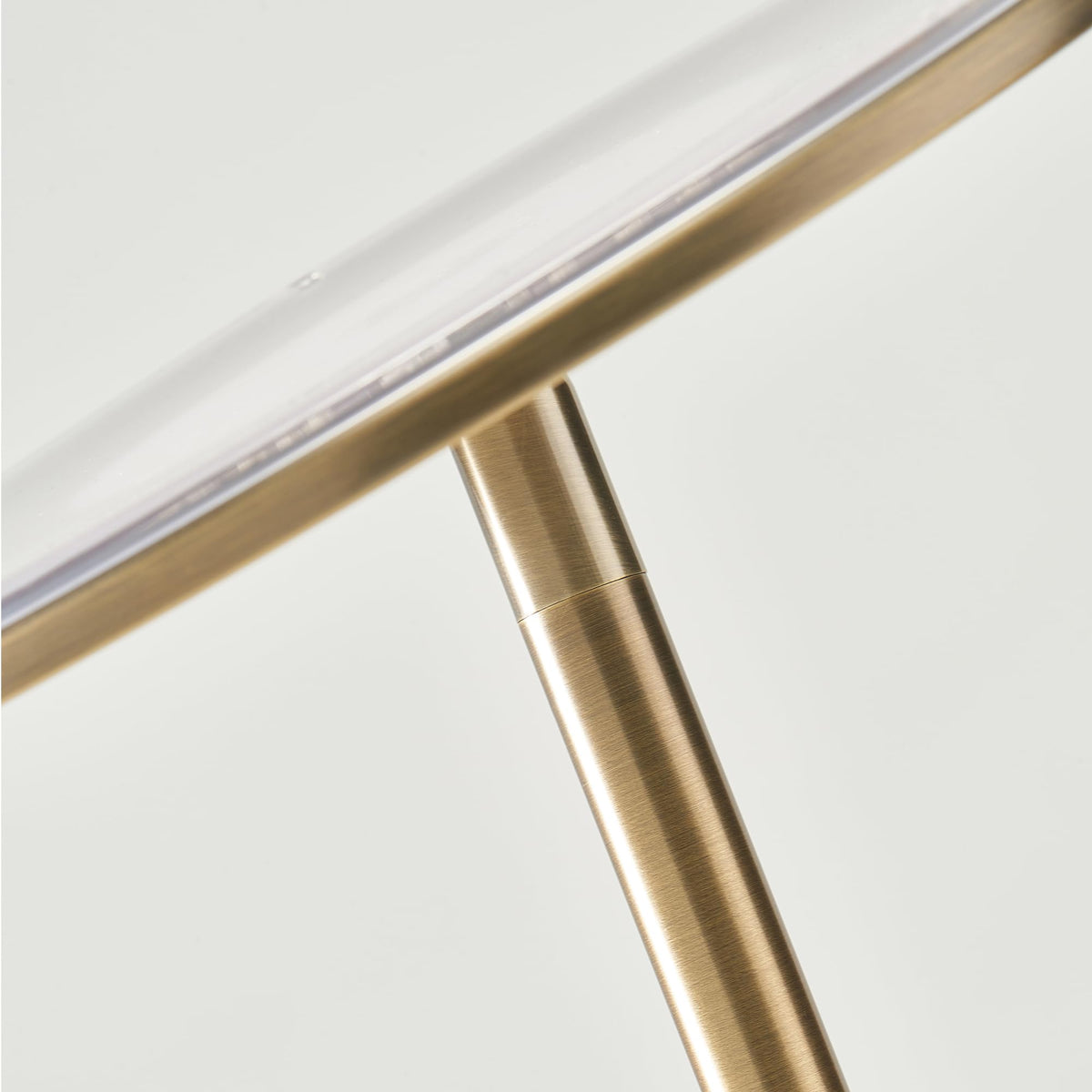 Sky Flux Dimmable LED Floor Lamp (Antique Brass)