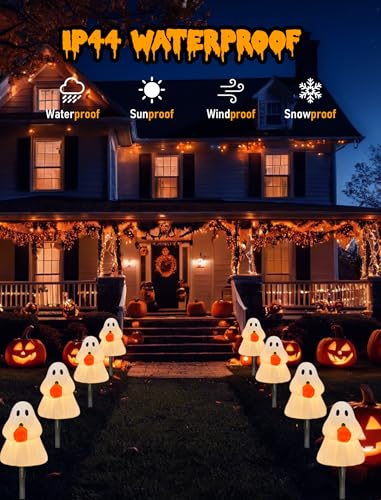 Halloween Ghost Pathway Lights (Halloween Ghost Pathway Lights)