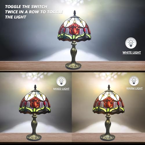 8'' Stained Glass Table Lamp (tulip)