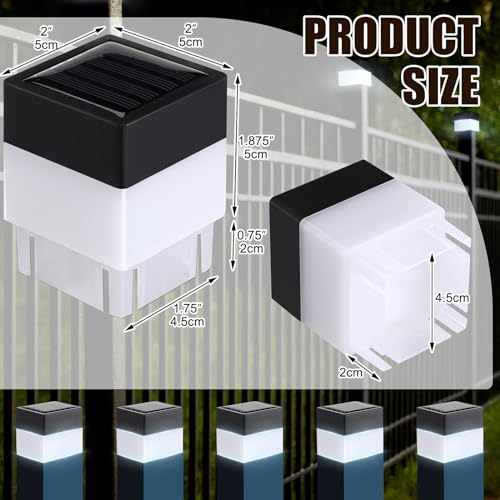 Solar Post Cap Lights 2x2 Fence Post Lights