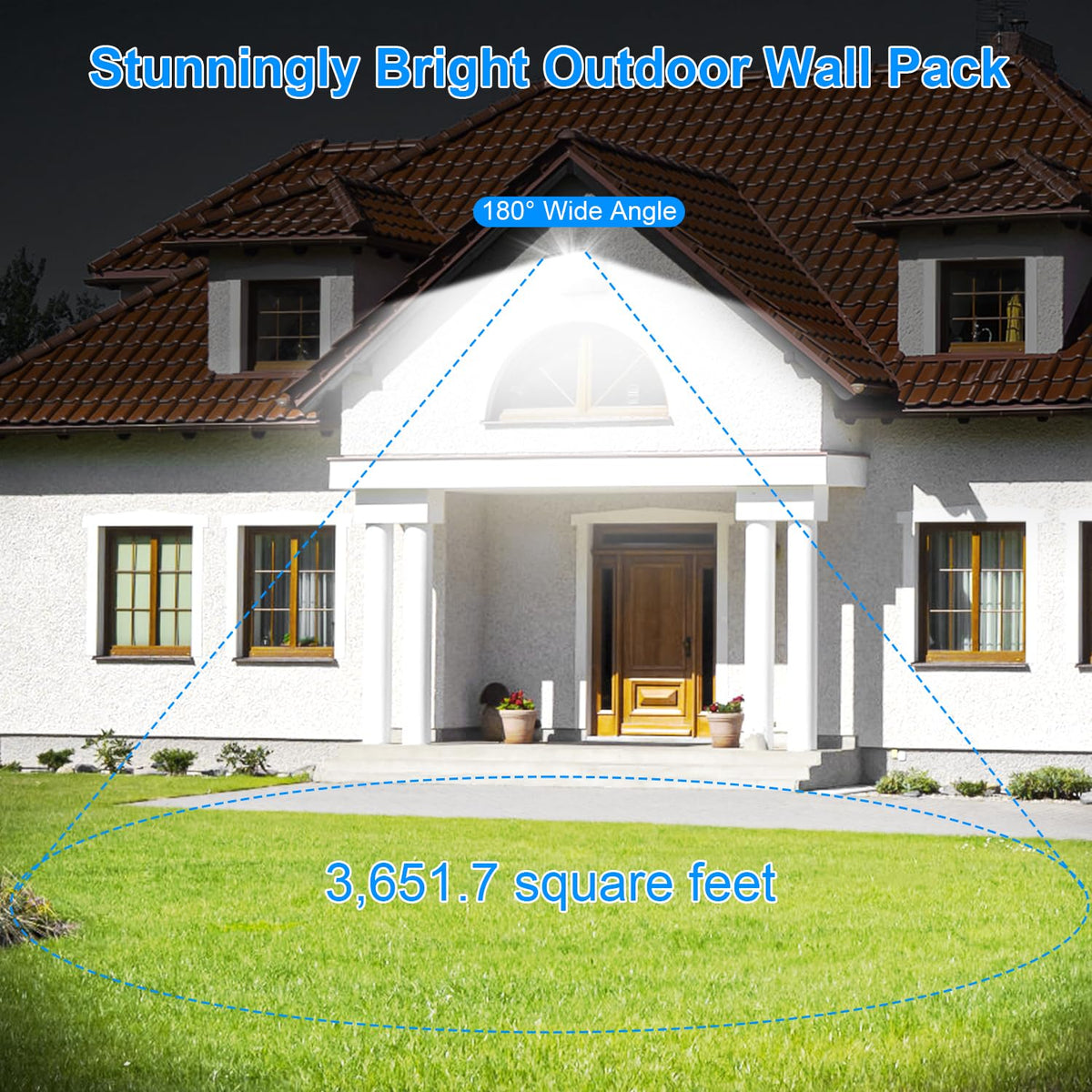 120W Modern Sleek LED Flood Light (120W-5000K-1Pack)