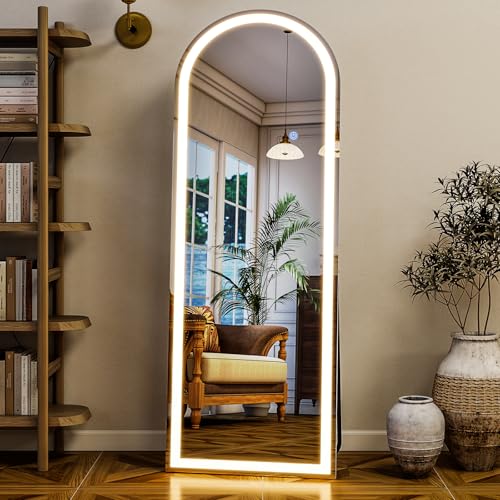 Rounded LED Full Length Mirror