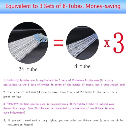 24Tubes Equivalent to 3 Sets of 8