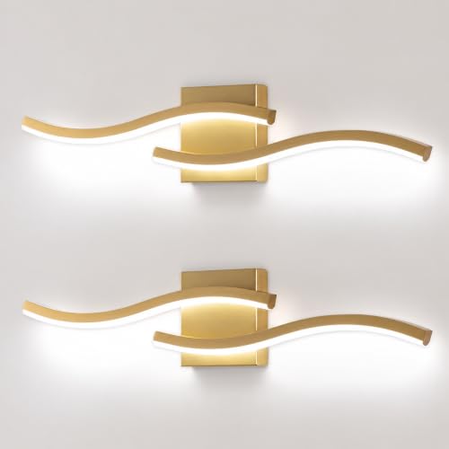 23.62in Gold LED Vanity Light (Gold / 23.62INCH,2 PACKS)