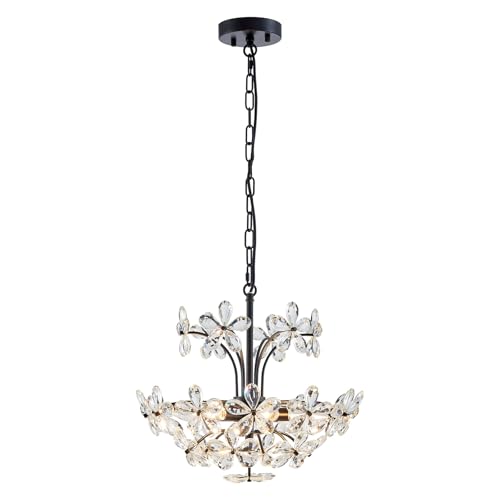 Crystal Chandelier Flushmount Pendant Light Modern Lighting Fixture