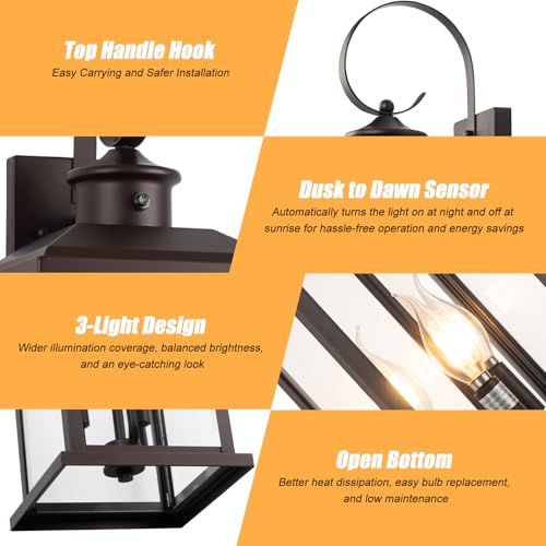 24" Dusk to Dawn 3 (Bronze / Dusk to Dawn)