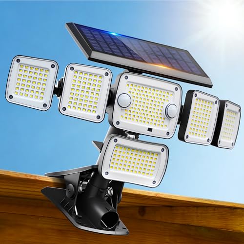 Solar Flood Lights Outdoor (Clamp / 1Pack)