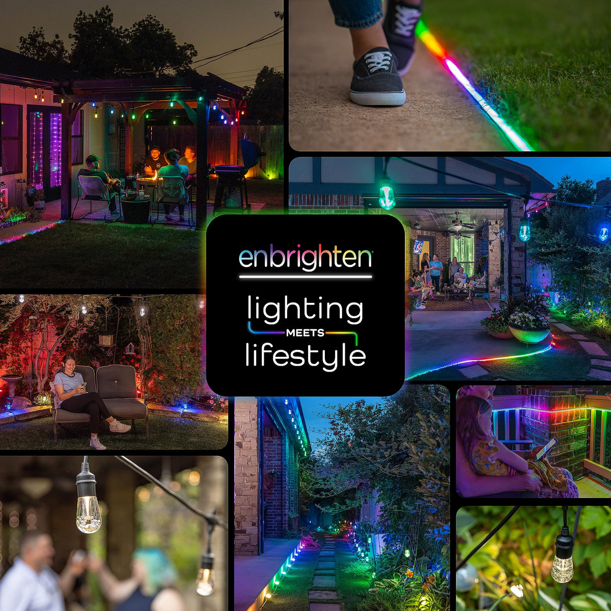 Vintage Outdoor String Lights (24ft / Black)