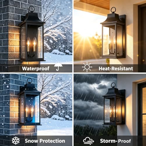 2PK 20" Exterior Coach Light Wall Mount (20 inch - 2 PK)