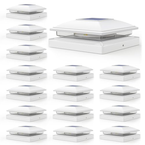Solar Post Cap Lights (White)