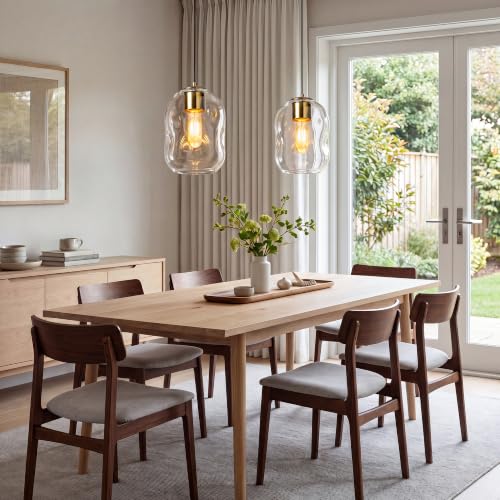 Pendant Lights Kitchen Island (Gold-8.7"H / 2 Pack)