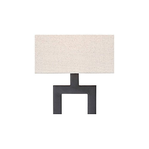 Aston 26" Tall Table Lamps Set of 2 Open Black Rectangle Modern Industrial