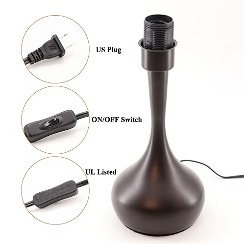Modern Table Lamp Brown Base (Brown)