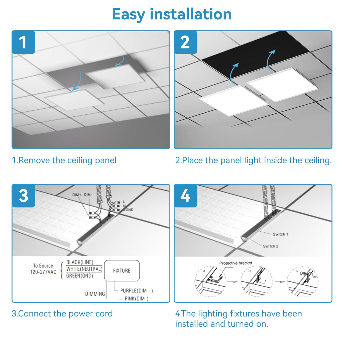 2x2 LED Flat Panel Light 24 (2x2 24Pack)