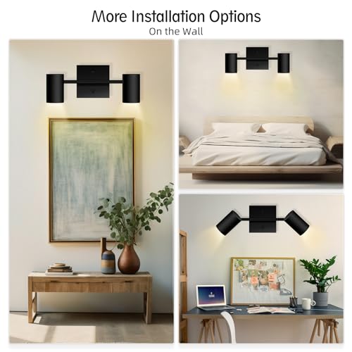 2 Light Track Lighting Kit (2 light-black)