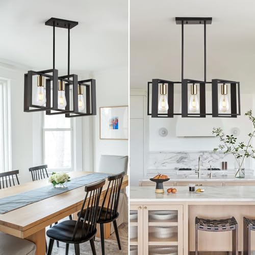 23.6" Island Lighting (Black / 3 Lights)